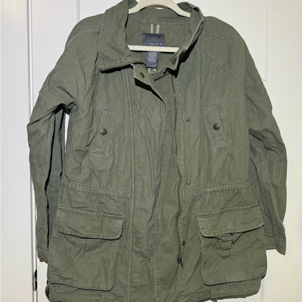Men's Green Utility Jacket